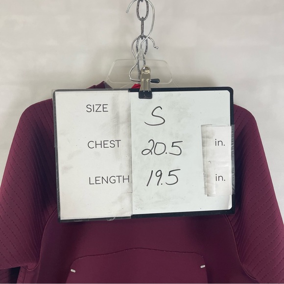 Nike Pro HyperWarm Crew Sweatshirt Burgundy Women’s Size S - Picture 9 of 13